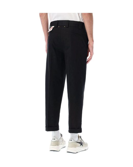 Golden Goose Deluxe Brand Black Tailored Straight-Leg Pants for men
