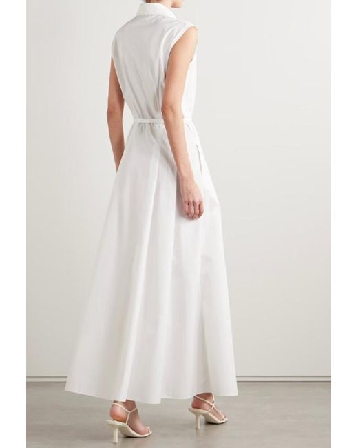 Gabriela Hearst White Sleeveless Dress