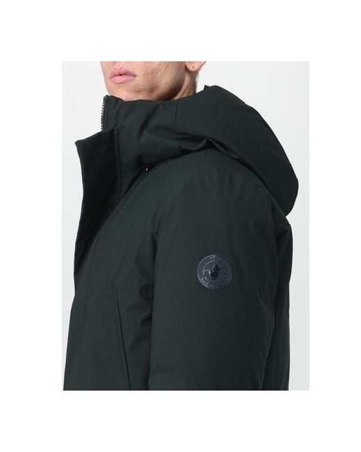 Save The Duck Blue Wilson Hooded Coat for men