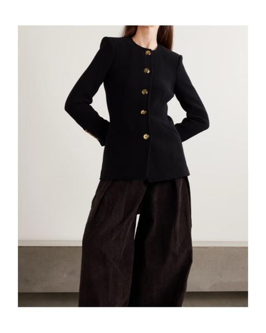 Veronica Beard Black Jessup Wool-Blend Jacket