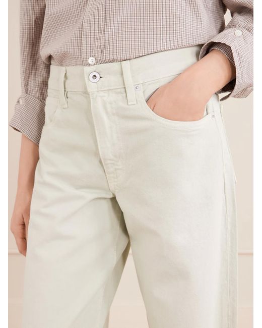 SLVRLAKE Denim White Tess Long Jeans