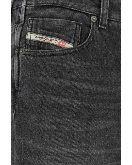 DIESEL Gray 1955 D-Rekiv Straight Jeans for men