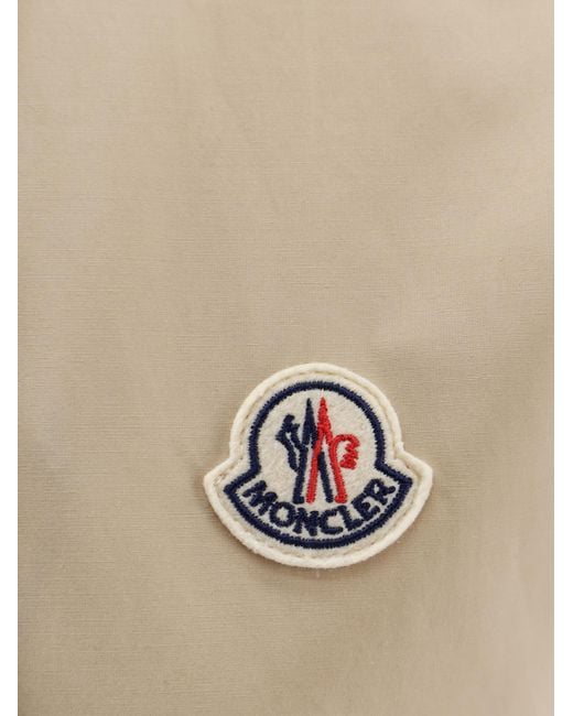 Moncler Natural Sarracenia Zip-Up Hooded Jacket