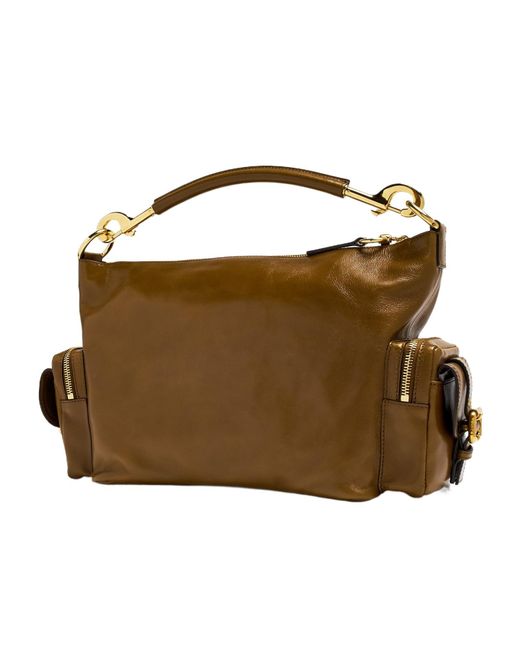 Chloé Brown Chloé Camera Zipped Shoulder Bag