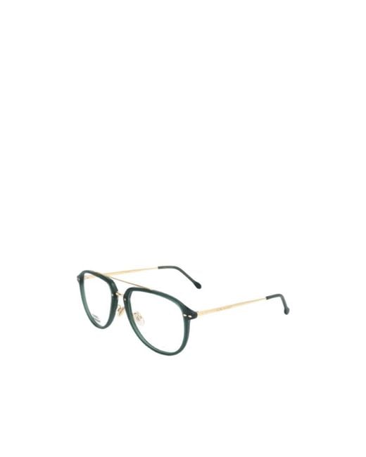 Isabel Marant Metallic Full-Rimmed Plano Lenses