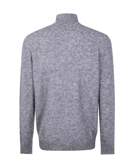 Nuur Blue Roll-Neck Sweater for men