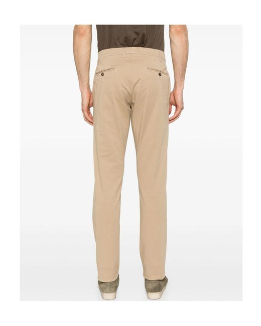 Canali Natural Gabardine Trousers for men
