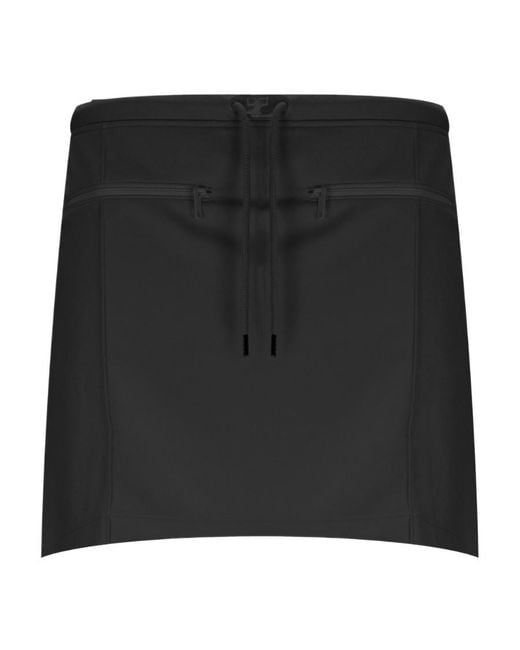 Courreges Black Courrèges Interlock Mini Skirt