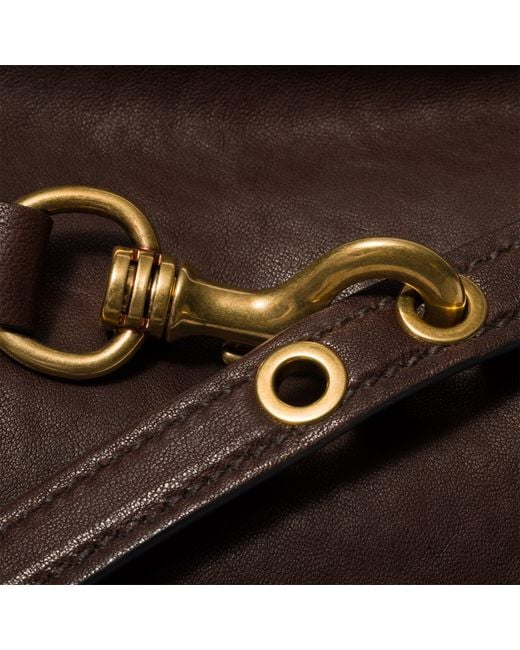 Miu Miu Brown Aventure Nappa Leather Bag