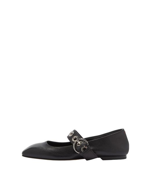Aeyde White Uma Ballet Flats