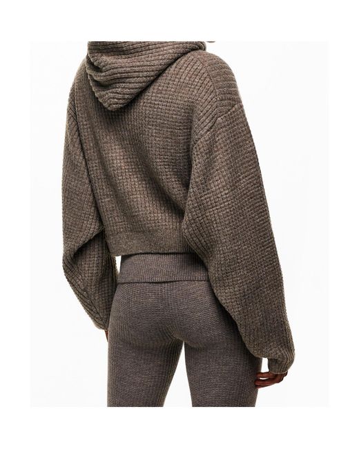 Fear Of God Brown Hooded Long-Sleeved Knitwear