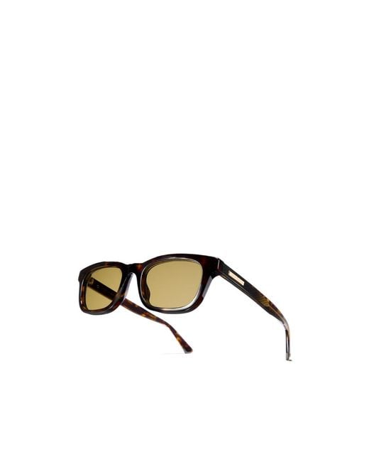 Gucci Metallic Rectangular-Frame Sunglasses for men
