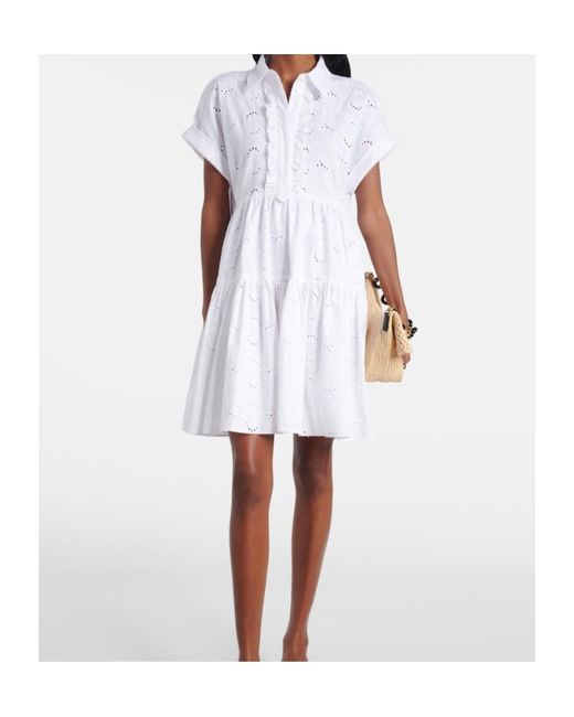 Dorothee Schumacher White Summer Blossom Broderie Anglaise Minidress