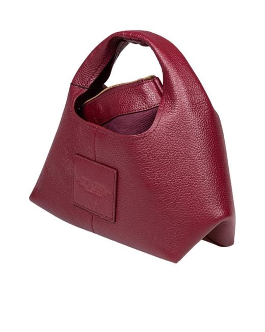 Marc Jacobs Purple The Mini Logo Patch Sack Bag
