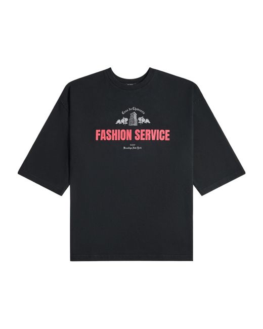 Willy Chavarria Black Casa De Chavarria Oversized T-Shirt for men