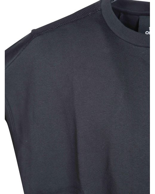 Thom Krom Blue Crew Neck Sweat Top for men