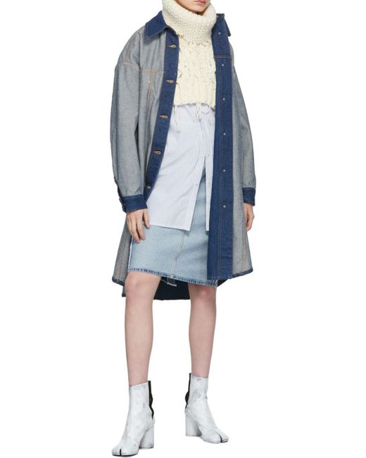 Maison Margiela White Tabi Vintage Ankle Boots