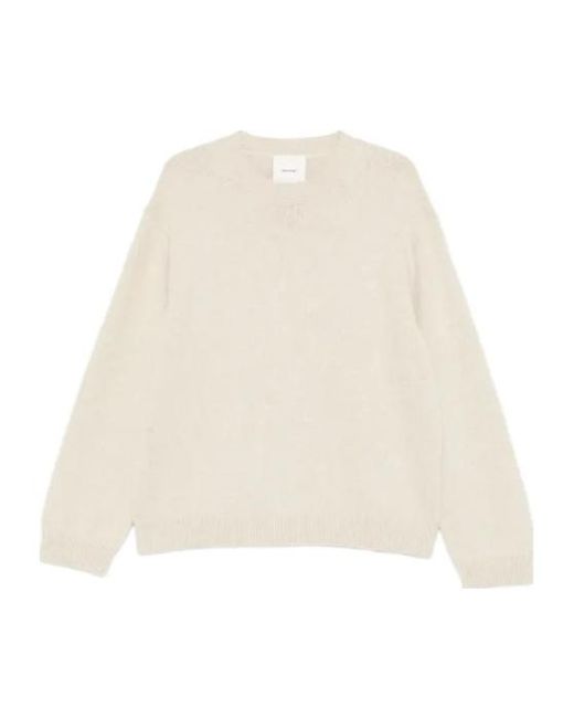 Nanushka Natural Crew-Neck Sweater