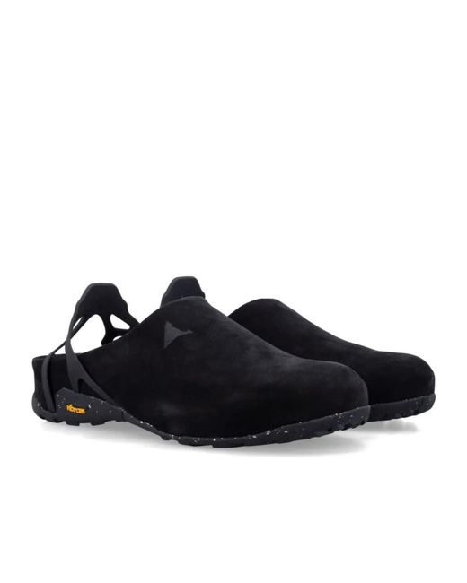 Roa Black Fedaia Slip-On Clogs for men
