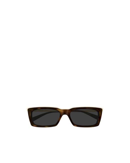 Saint Laurent Black Eyewear Rectangle-Frame Sunglasses for men