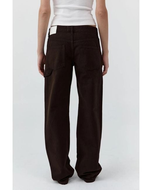 St. Agni Brown Belt Loop Jeans