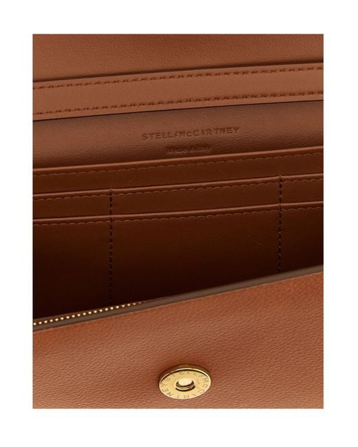 Stella McCartney Brown Ryder Chain Wallet