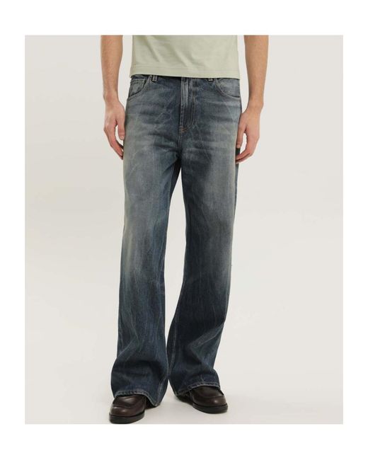 1989 STUDIO Blue Wide-Leg Jeans for men
