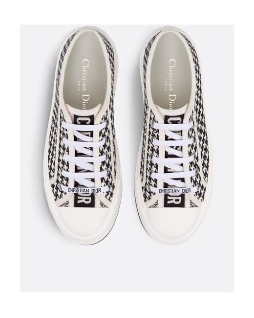 Dior White Walk'N' Platform Sneaker