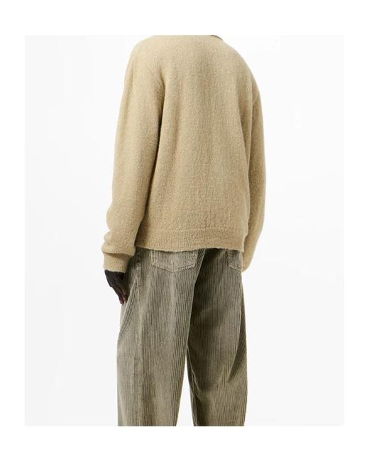 Our Legacy Natural Long Sleeved Button-Up Cardigan for men