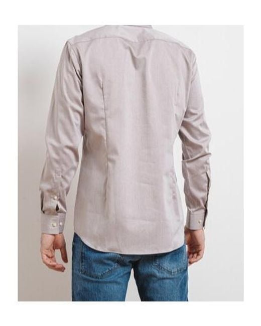 Boss Blue Long-Sleeved Shirt for men