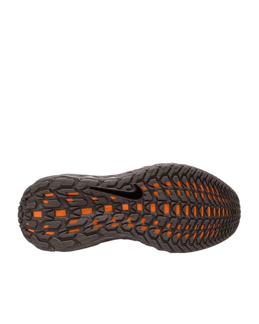 Nike Brown Gradient Mesh Low-Top Shoe for men