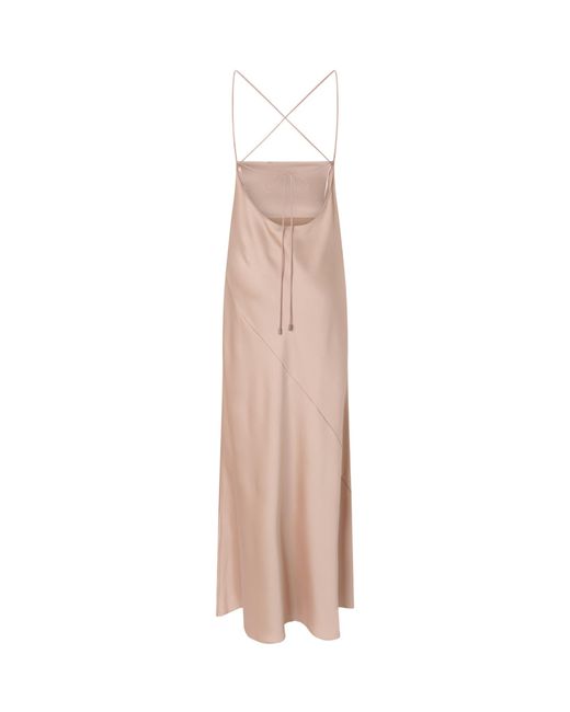 Pinko Pink Camisole Strap Dress