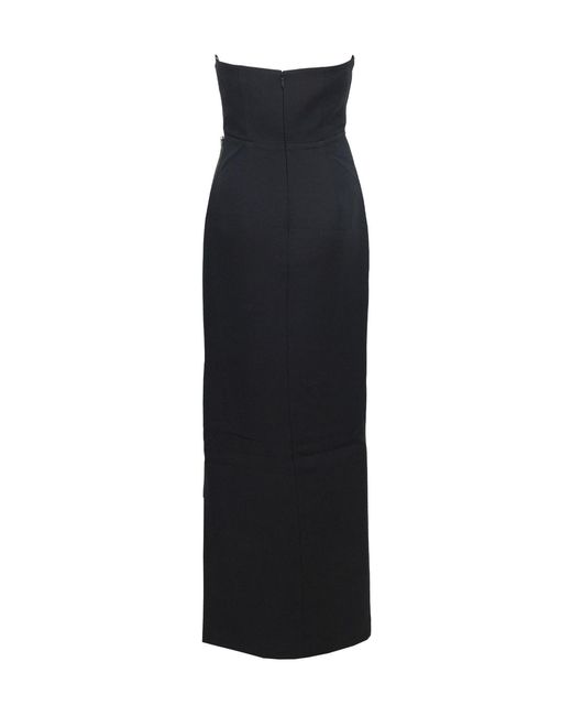 Roland Mouret Black Zippered Dress