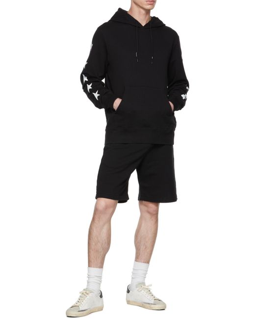 Golden Goose Deluxe Brand Black Star Alighiero Hoodie for men