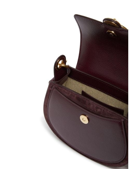 Chloé Purple Logo Shoulder Bag