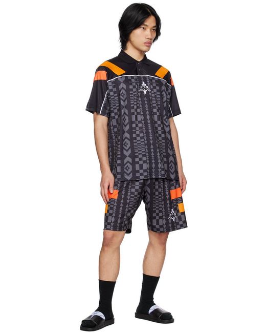 Marcelo Burlon Blue County Of Milan X Kappa Bermuda Shorts for men