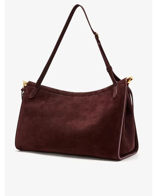 Alaïa Purple Click Pocket Shoulder Bag