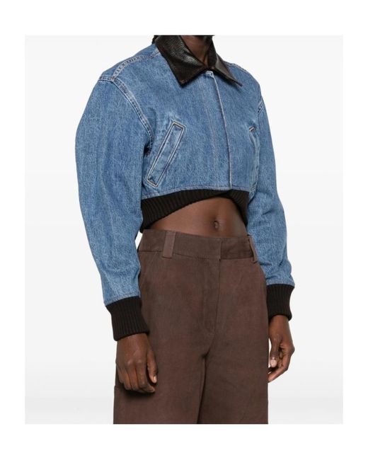 IRO Blue Long-Sleeve Denim Jacket