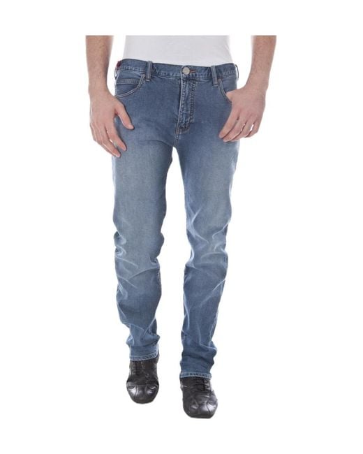 Armani Jeans Blue Logo Jeans for men