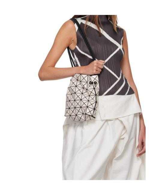 Issey Miyake Multicolor Drawstring Bucket Bag