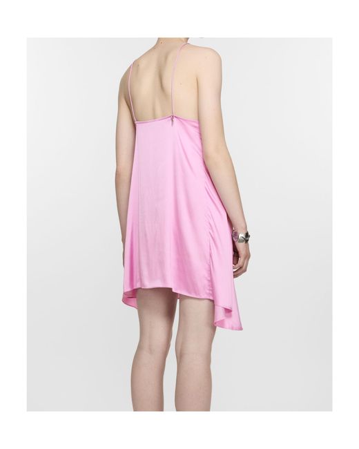 Acne Pink Halter Mini Dress