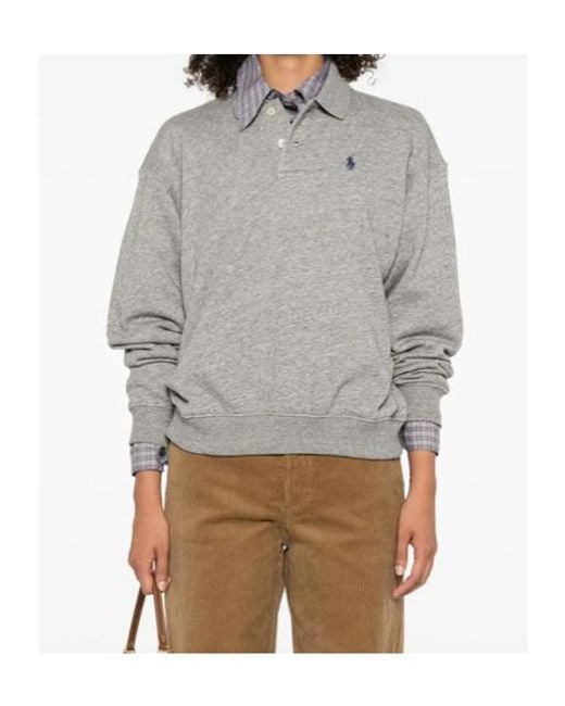 Polo Ralph Lauren Gray Polo Pony Sweatshirt