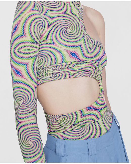 Stella McCartney White Printed Top