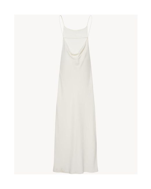 The Row White Logo Dress