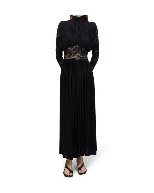 Zimmermann Black Rebellion Draped Dress