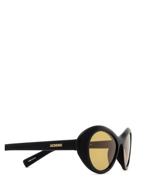 Jacquemus Metallic Cat Eye Frame Sunglasses for men