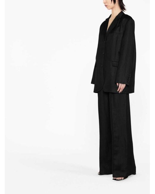 Loulou de Saison Black Long Sleeved Suit Jacket