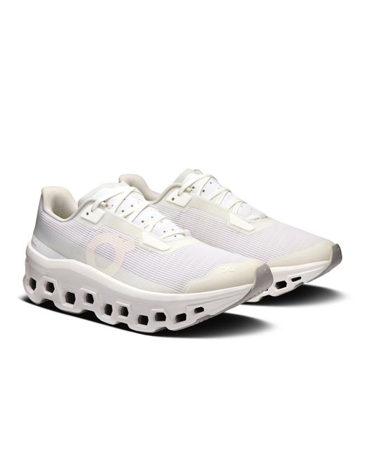 On Shoes White Solid Color Sneakers