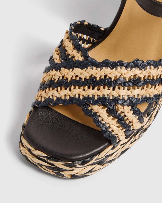Castaner Multicolor Vicen 95Mm Raffia Sandals