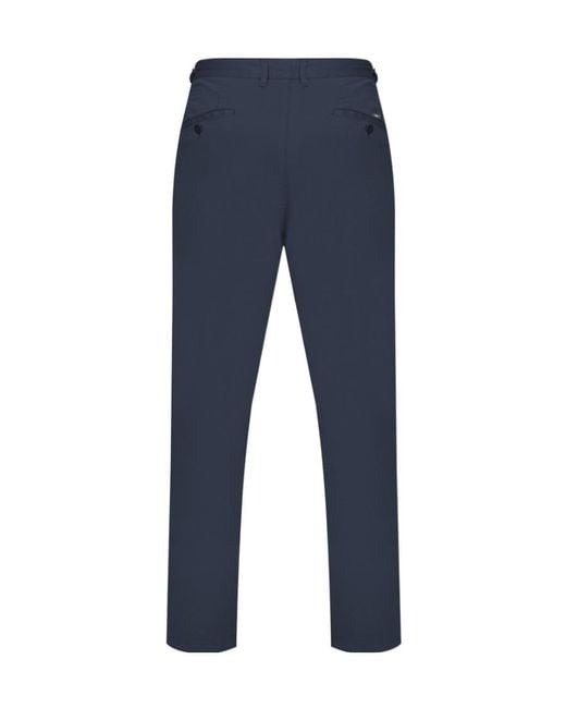 Boss Blue Logo Casual Pants for men